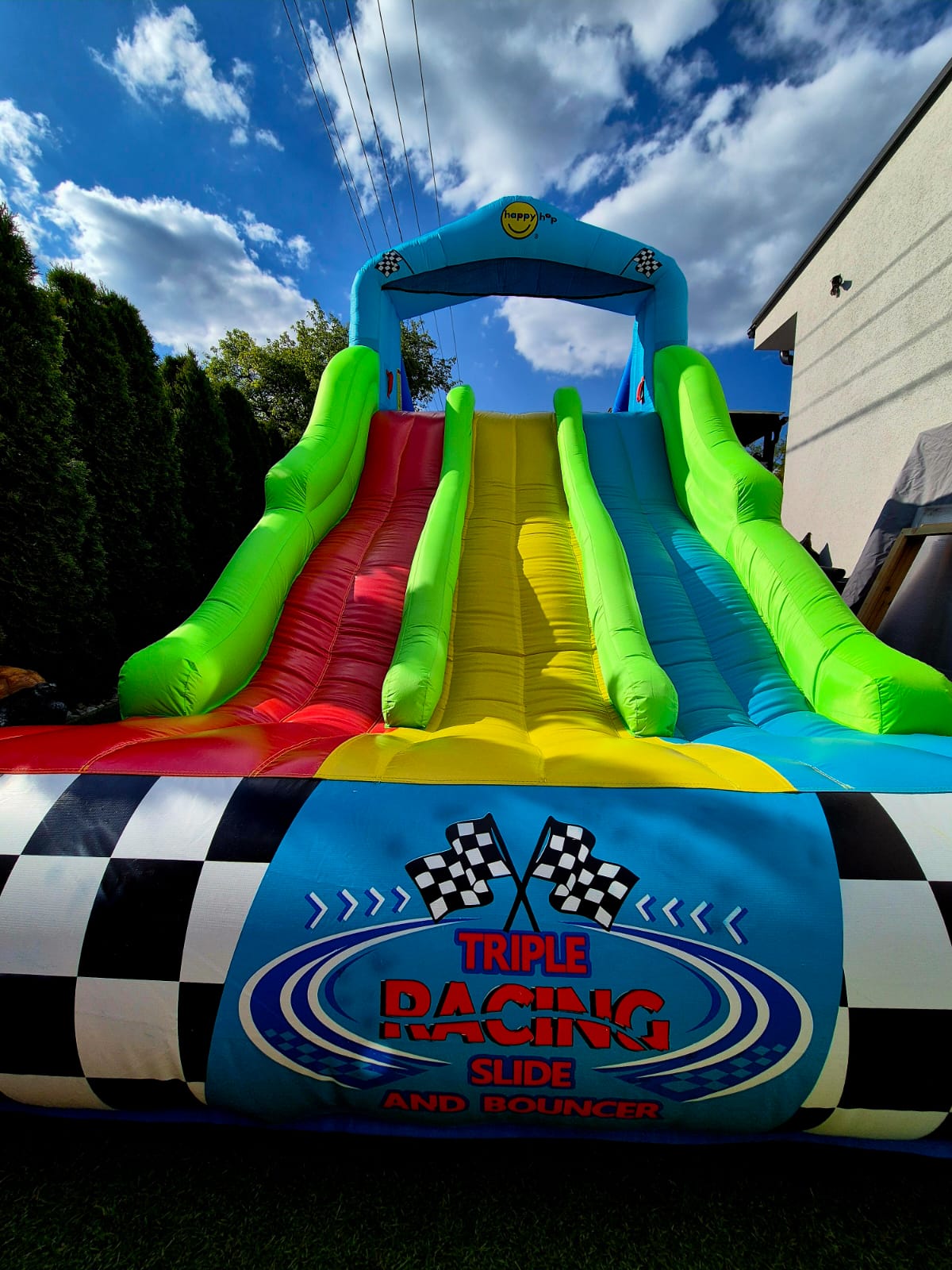 Skákací hrad Obria Závodná Šmýkačka