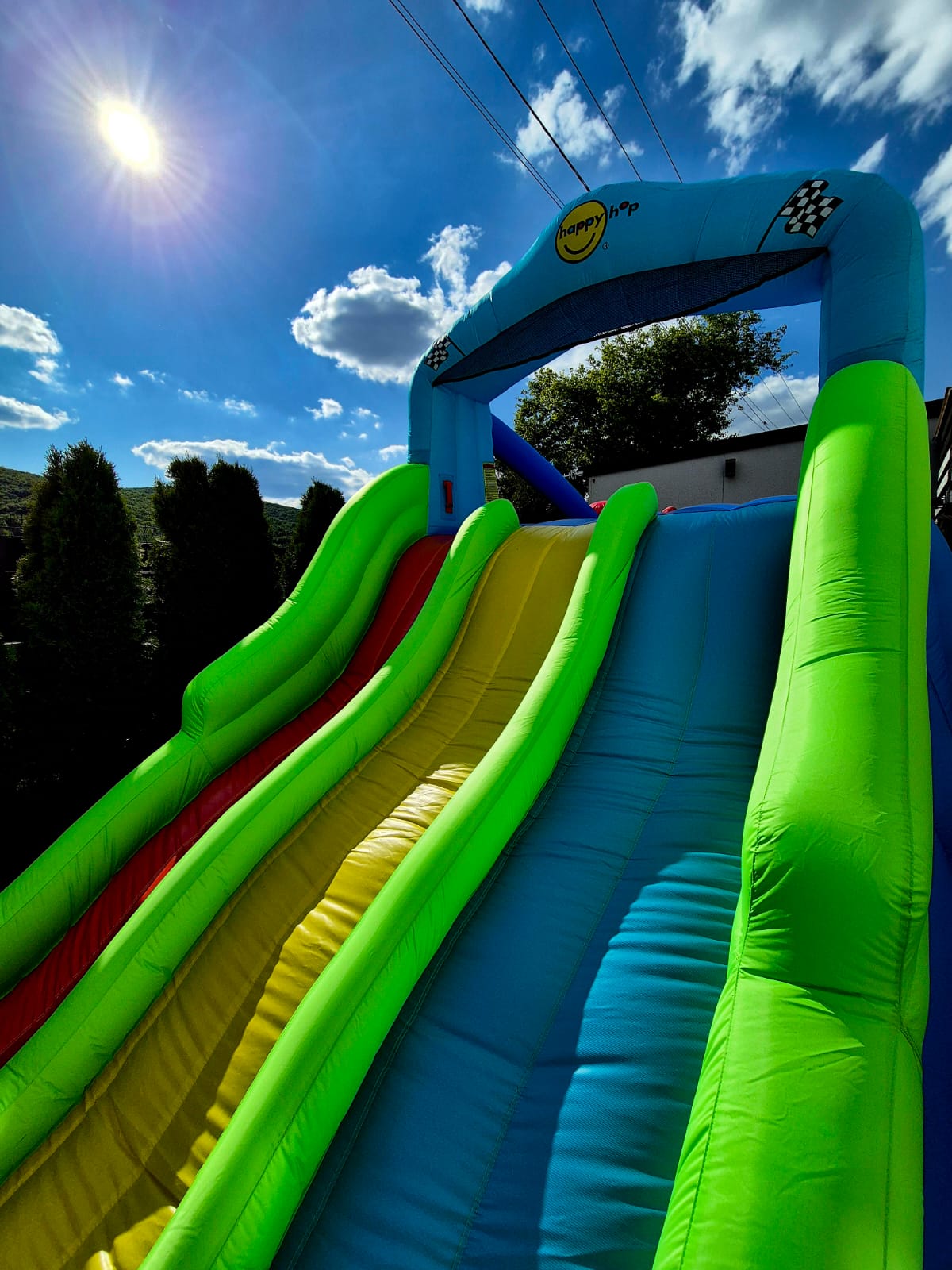 Skákací hrad Obria Závodná Šmýkačka