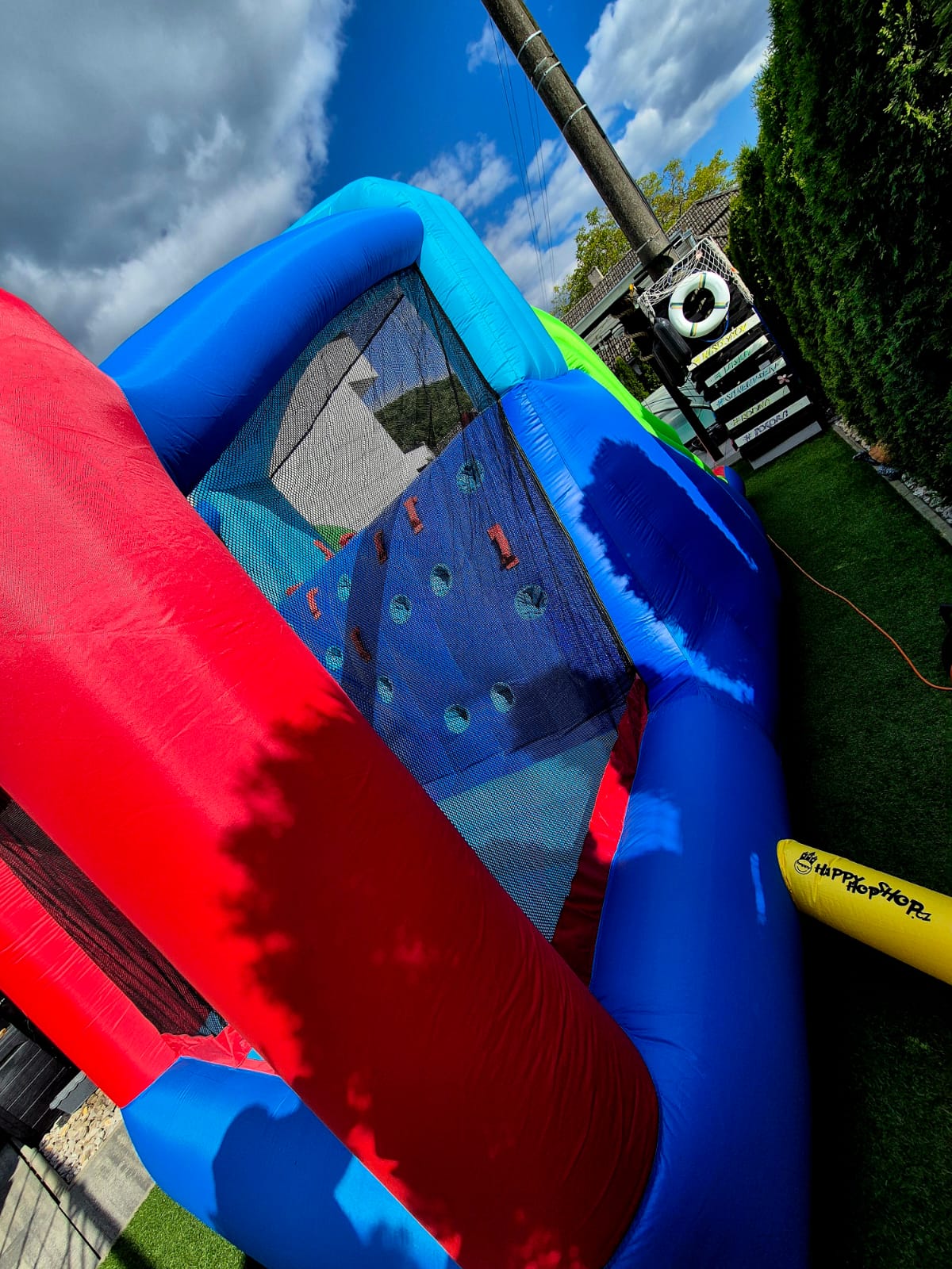 Skákací hrad Obria Závodná Šmýkačka