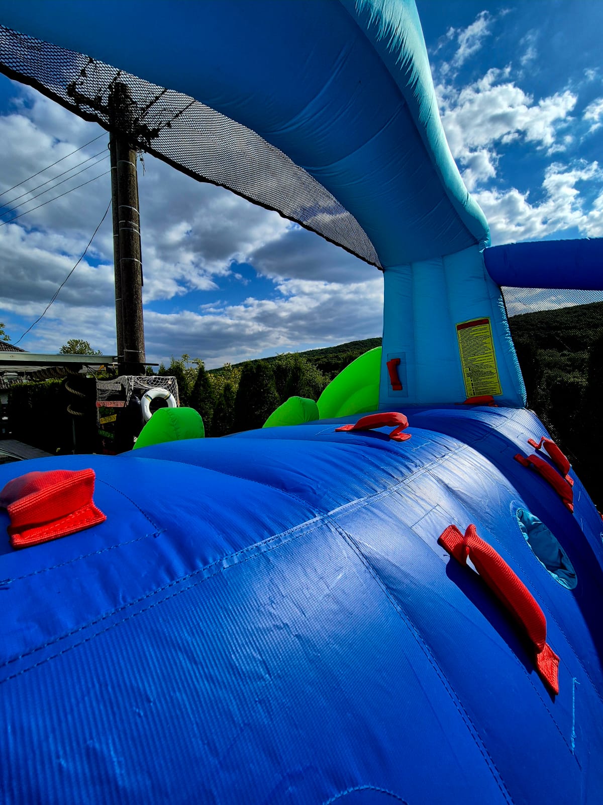 Skákací hrad Obria Závodná Šmýkačka