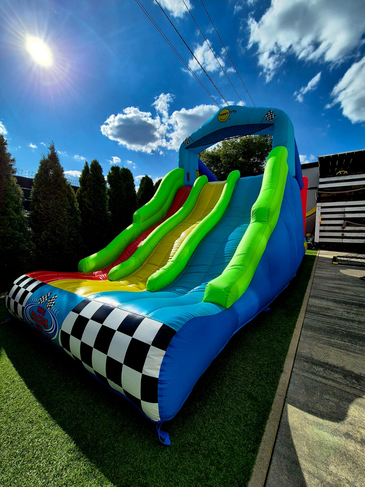 Skákací hrad Obria Závodná Šmýkačka